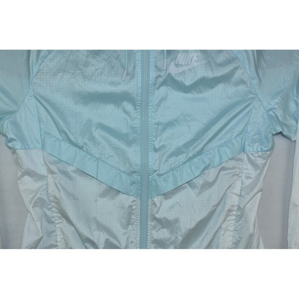 Nike Sportswear Windrunner Women’s Jacket Size M Mint/White Full Zip -Flaws- - Picture 4 of 14